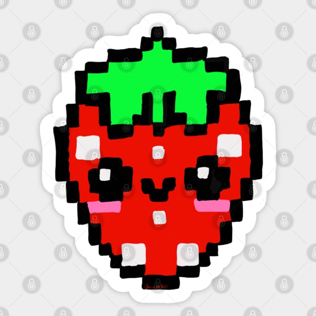 You're Berry Cute Sticker by AlienClownThings